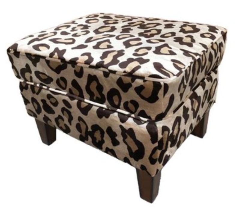 Elegant SERENGETI Ottoman, 57cm diameter, versatile accent for seating or footrest, complements any decor style.