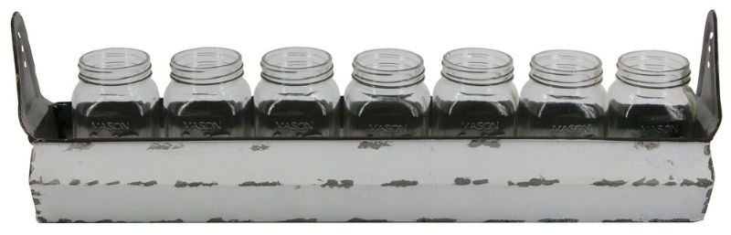 Stylish 55cm ORMAN tray with jars for organizing spices, crafts, or bathroom items in any decor style.