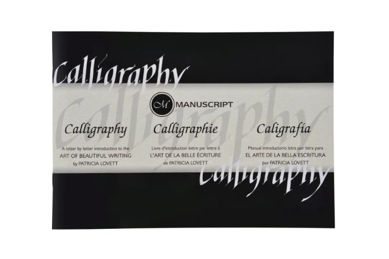 Detailed calligraphy manual with step-by-step guidance, tools, projects, and practice sheets for mastering beautiful writing.