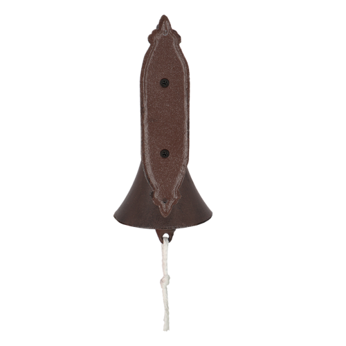 Rustic cast iron doorbell featuring a charming bird design, 24cm, perfect for welcoming guests in style.