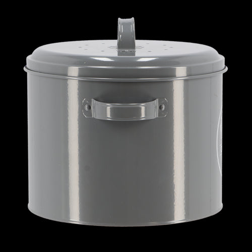 Storage Tin Composter - Charcoal (27 x 23 x 21cm)