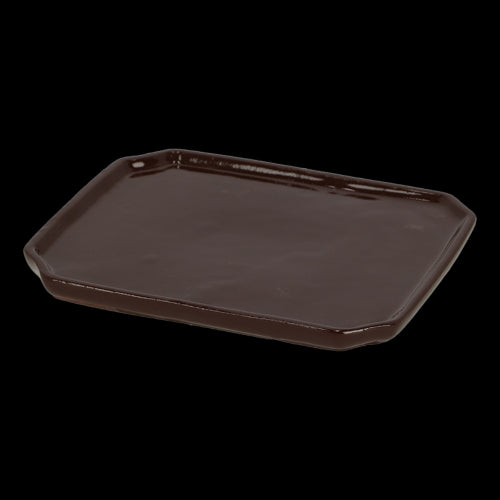 Rectangular large bonsai saucer set of 2, 25 x 21 x 2cm, designed for durability, drainage, and stylish plant display.