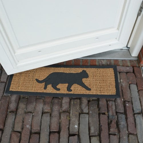 Doormat - Cat Rubber 75cm (Set of 6)