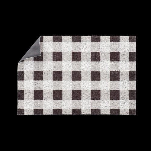 Loop Anti Slip Doormat - Checkered (90 x 60cm)