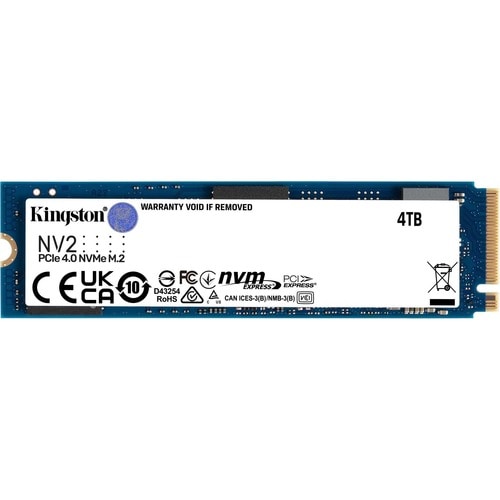 Solid State Drive - Kingston 4000G NV2 M.2 2280 NVMe SSD PCIe 4.0 NVMe