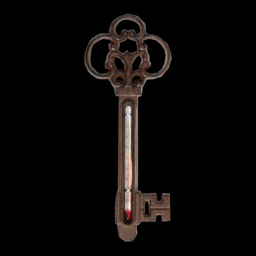 Thermometer - Key Cast Iron 8 x 1 x 22cm (Set of 3)