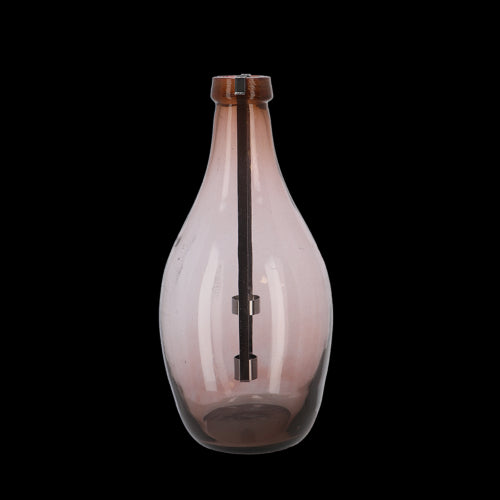 Ambient lighting set of 3 assorted colors (Slate, Amber, Amethyst) made from recycled glass, perfect for cozy spaces.