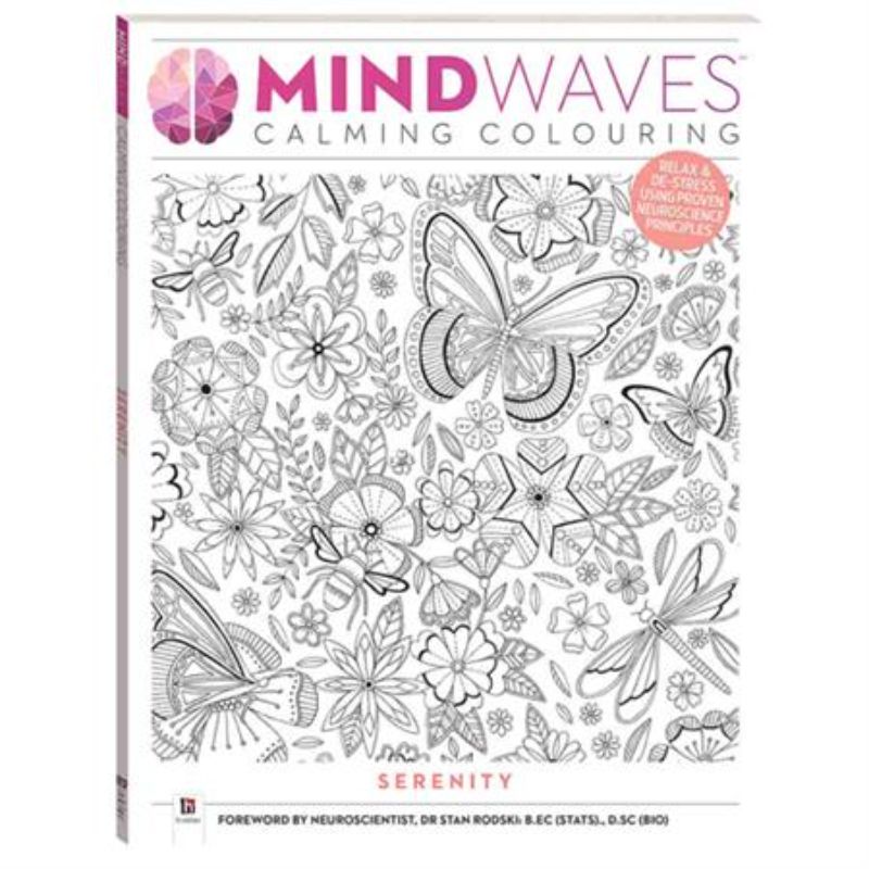 Colouring Book - Mind Waves Calming Serenity (Set of 3)