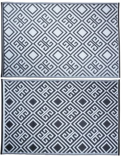 Durable 119.5cm outdoor mat, ideal for picnics and camping, made of high-quality polypropylene with vibrant, fade-resistant colors.