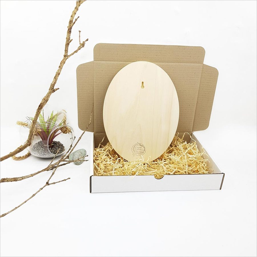 Kiwiana wall art featuring a floral Tui bird on eco-friendly pine ply, measuring 210mm x 280mm, ready to hang.