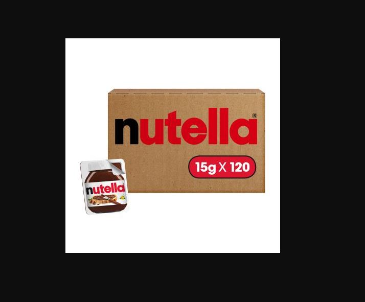 Nutella Hazelnut Chocolate Spread PCU 15g - Nutella - 120X15G