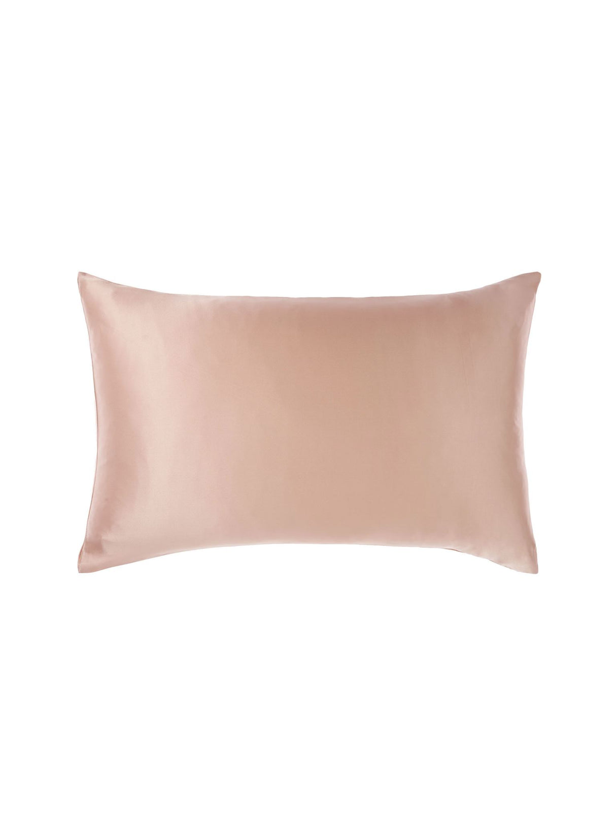 Luxurious blush silk pillowcase by Savona for a restful sleep, enhancing skin hydration and minimizing hair frizz.