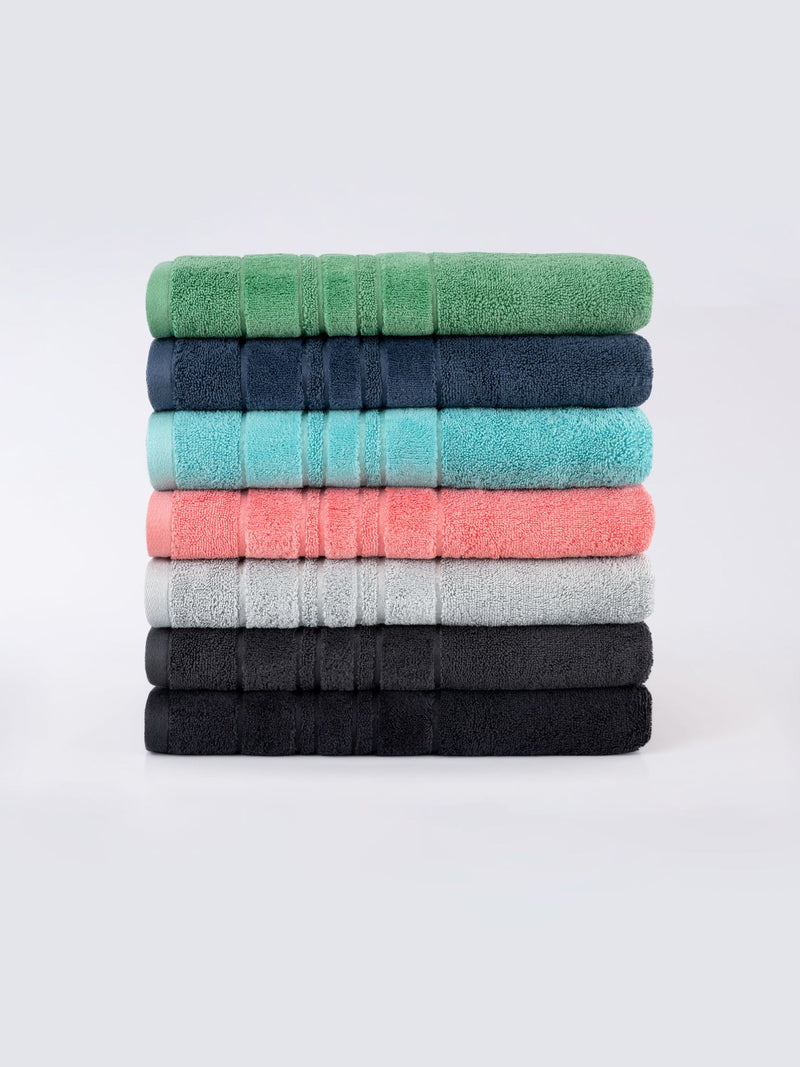 Selene Bath Towel by Savona - Bath Towel-  BLACK