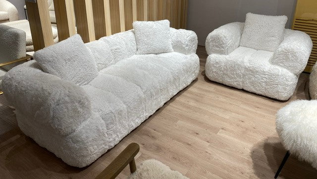 2 SEAT SOFA - ASPEN White (157 x 95cm)