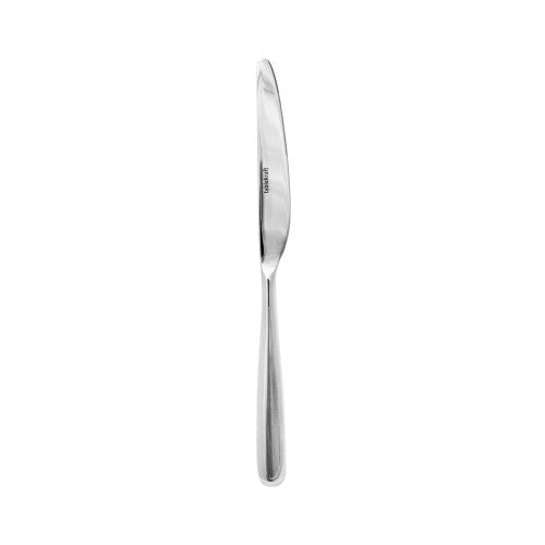 Elegant Aero Dawn Dessert Knives set of 12, crafted from polished 18/10 stainless steel, perfect for stylish dessert serving.