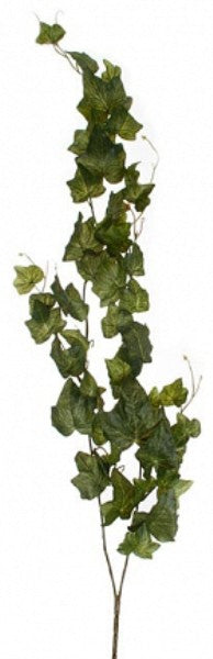 Artificial dark green Leaf Ivy Vine Spray, 85cm tall with three flexible stems, ideal for year-round home decor.