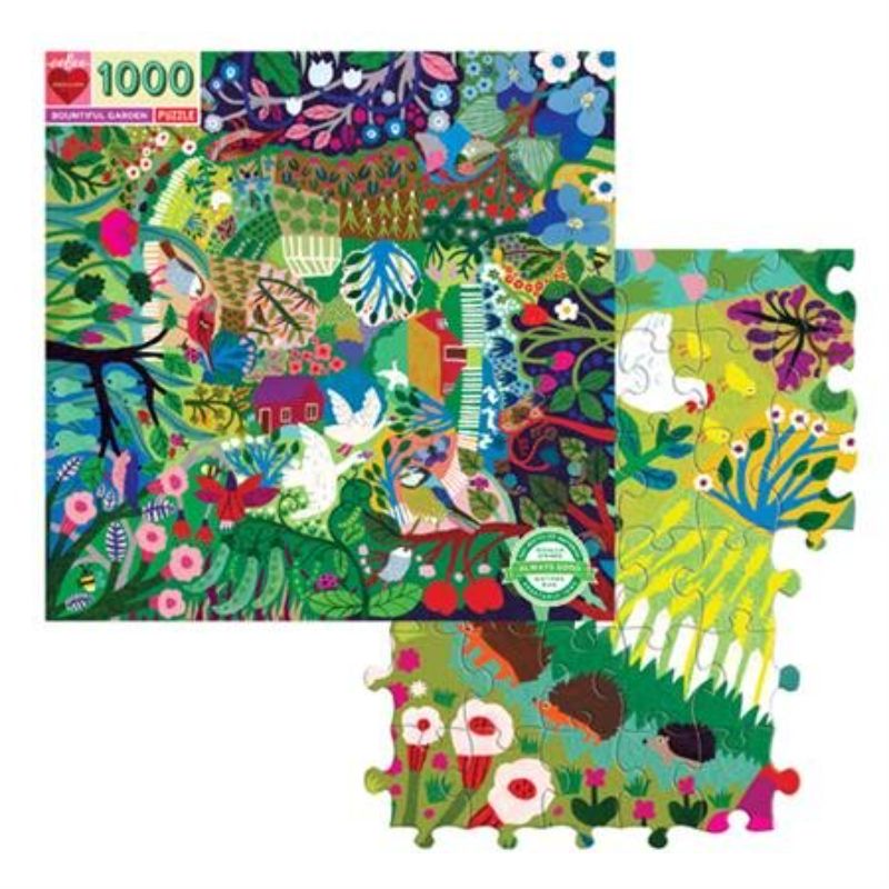 Jigsaw Puzzle - eeBoo Bountiful Garden (1000pcs)