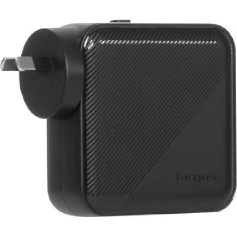 Wall Charger - Targus 100W GaN 120 V AC, 230V AC Input with Travel Adapt (Black)