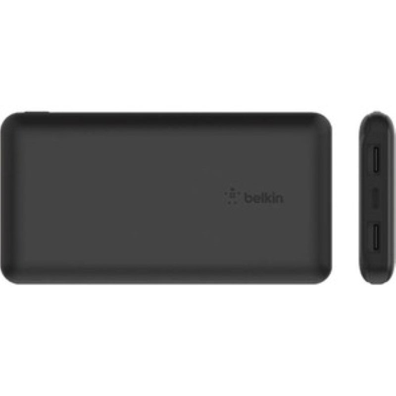 Power Bank - Belkin BoostCharge 3-PORT PB 10K + USB-A - USB-C CABLE (Black)