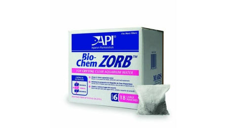 Aquatic API Bio-Chem Zorb (Bulk 18pc) filtration media for pristine aquarium water, removing pollutants without leaching phosphates.