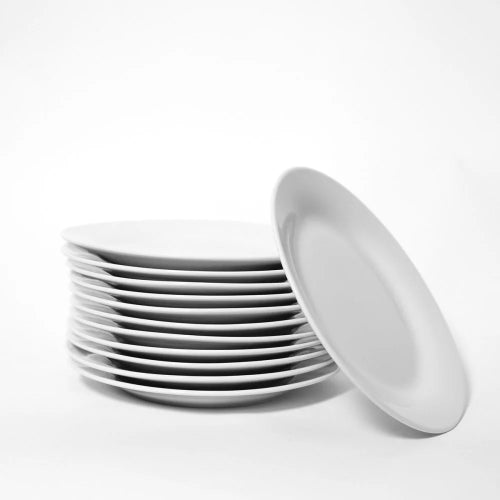Porcelain Side Plate - Cutler 19cm (12pk)