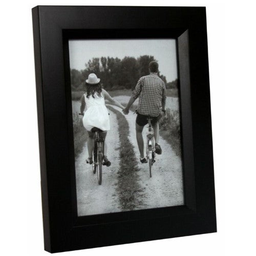 Elegant black 5x7 frame for displaying cherished memories, versatile for any decor, perfect for gifts and personal spaces.