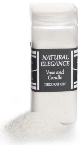 Natural white coarse sand in a 760g jar, perfect for crafting, decorating, landscaping, and enhancing garden drainage.