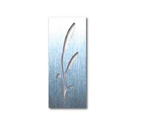 Brushed silver Toi Toi Panel wall art, showcasing Kiwiana style and New Zealand culture, perfect for decor or as a gift.