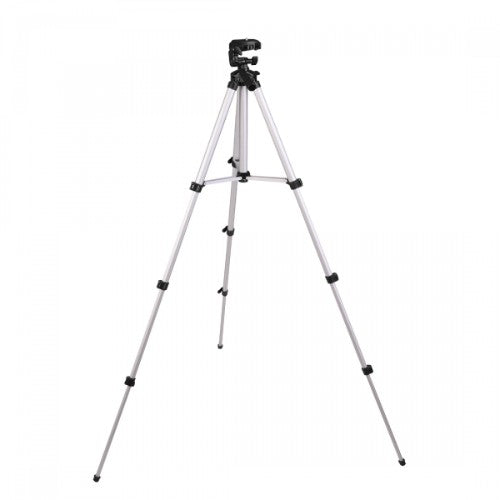 JOHNSON Tripod 20 with durable aluminum construction and adjustable pan/tilt head for precise laser leveling projects.