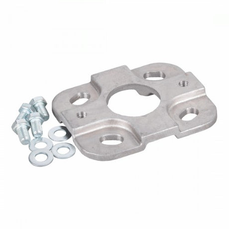 Versatile MARSHALLTOWN Mounting Plate for bull floats, compatible with multiple brackets for professional concrete finishing.