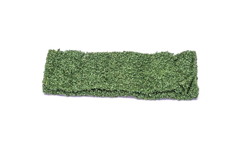 Dark green foliage for model scenery, ideal for realistic train layouts and dioramas in 1/76 scale.