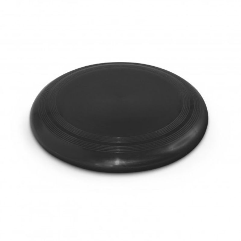 Set of 12 small black flying discs, perfect for outdoor fun and recreational activities, lightweight, and stylish design.