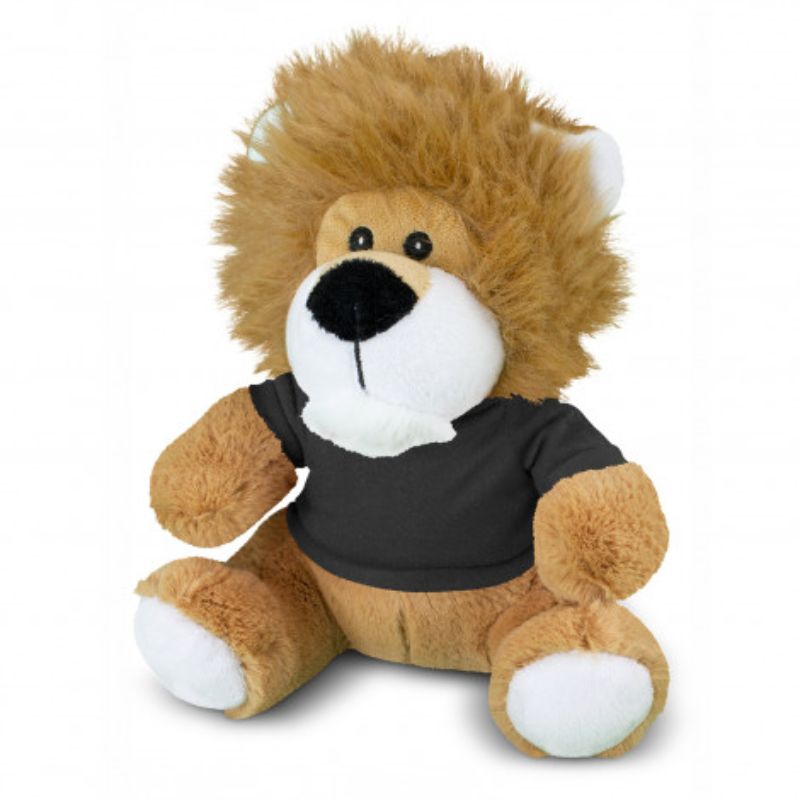 Set of 3 cuddly light brown and black lion plush toys, perfect for playtime, decor, and gifts for all ages.