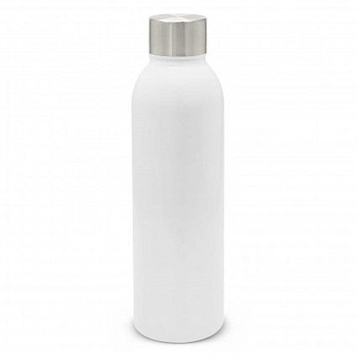 Gloss white Orion Vacuum Bottle, 500ml, double wall insulated for 24h cold or 12h hot beverages, comes in gift box.