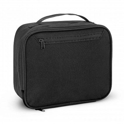 Three black Zest Lunch Cooler Bags, each with 5L capacity, featuring durable insulation, a zippered closure, and carry handle.