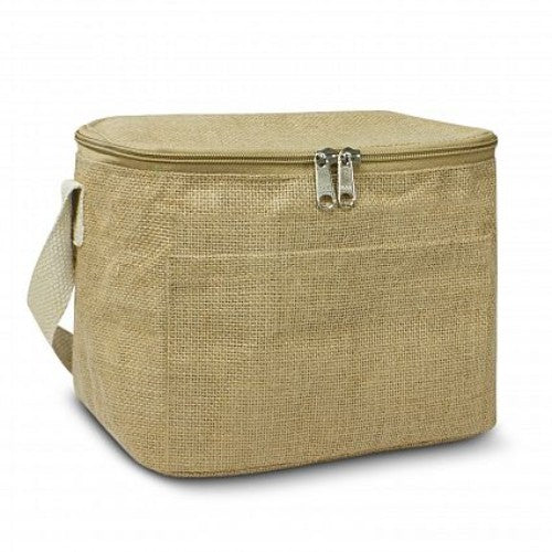 Set of 3 natural cooler bags with PE foam insulation and waterproof lining, perfect for outdoor picnics and trips.