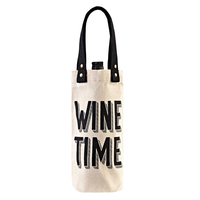 Wine Time Carrier With Cotton Handle