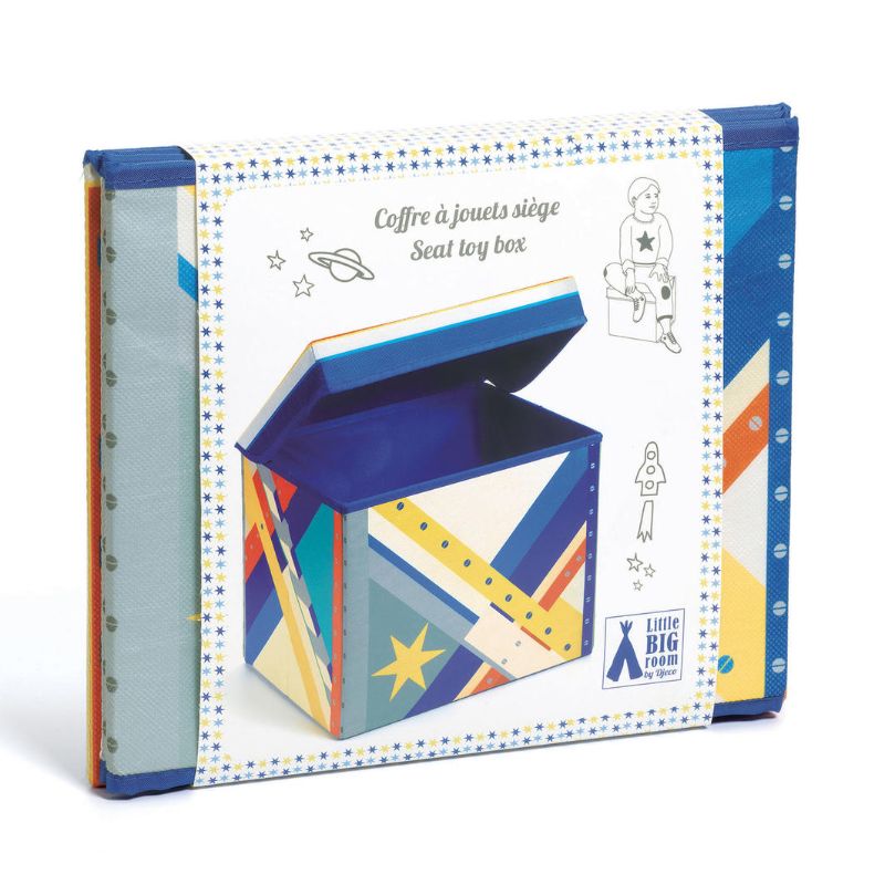 Toy Boxes - Rocket shaped storage box in vibrant colors, promoting organization while inspiring imaginative play for kids.