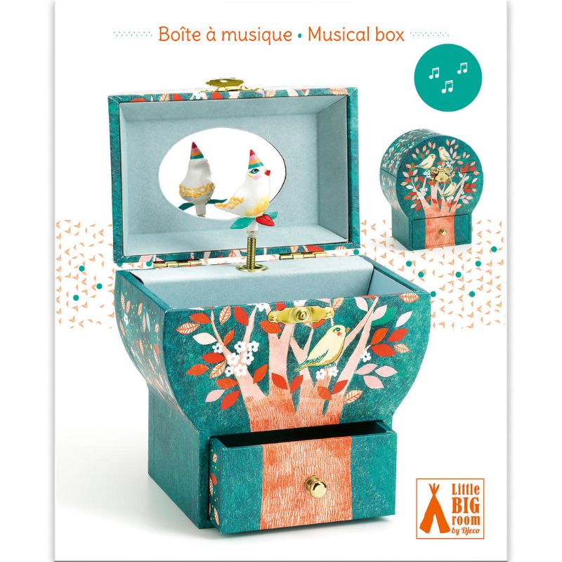 Elegant Music Box - Night Singing, featuring intricate design and soothing melodies, perfect for gifting and home decor.