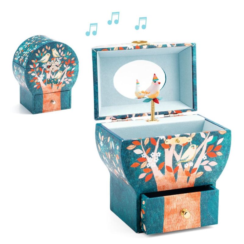 Elegant Night Singing music box with vintage charm, creating soothing melodies for a serene atmosphere and perfect for gifting.