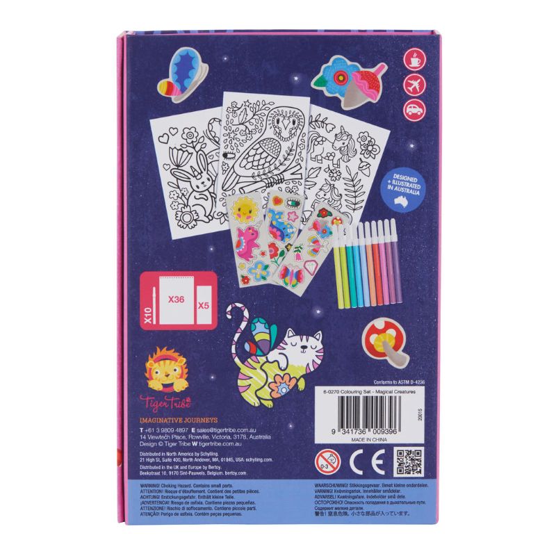 Colouring Set - Magical Creatures - Tiger Tribe