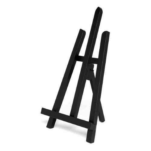 Black Jasart Table Top Easel, 29 x 22 x 40 cm, versatile for painting and display, made from FSC 100% certified materials.