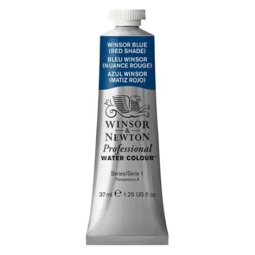 Winsor & Newton Professional Watercolour in Winsor Blue Rs S1, vibrant, transparent pigment for luminous and permanent artwork.