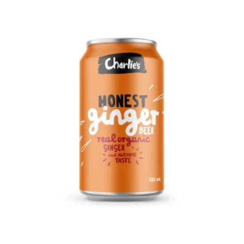 Drink Honest Fizz Ginger BeerCan - Charlies - 10X320ML