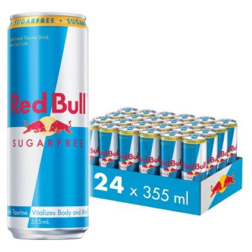 Red Bull Sugar Free 355ml - Redbull - 24X355ML
