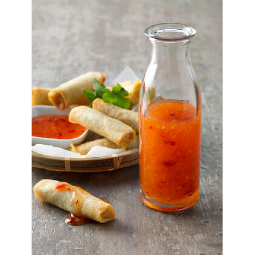 5L bottle of authentic Sweet Thai Chilli Sauce for adding flavor to dishes, ideal for cooking, dipping, and marinating.