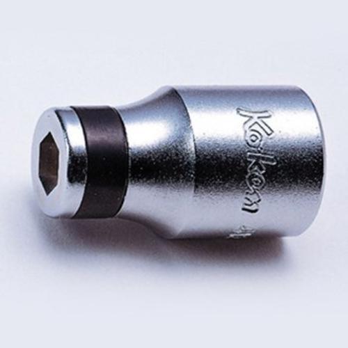 Koken 4138 Hex Bit Holder, 1/2" drive, 5/16" hex, 38mm long, durable tool for precision fastening, made in Japan.