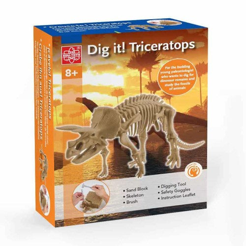 Edu Toys - Dig It! Triceratops