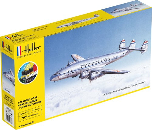 Plastic Model Kit - HELLER STARTER KIT 749 CONSTELLATION FLYING DUTCHMAN