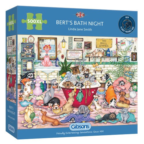 Jigsaw Puzzle - GIBSONS BERT'S BATH NIGHT (500XL)